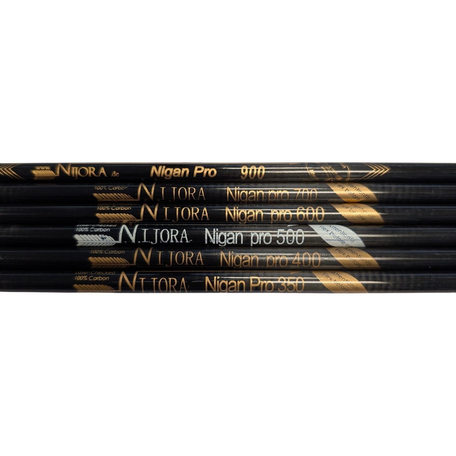 NIJORA_Nigan_Pro_Carbonenschaft_0245_ID_6_2mm_Schaft_Carbon_Pfeil_3D_FITA_0003_Kreuzwickeltechnik_Bogensport_Archery_1_2000_LEVOPT_V1 Nigan Pro 350-900 – Bild 1