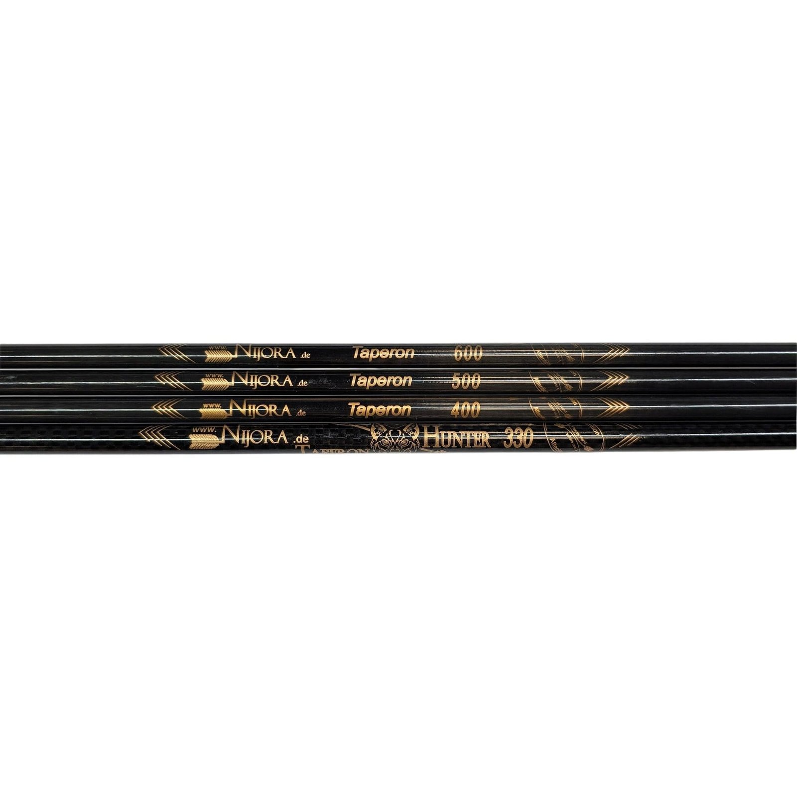 Nijora_Taperon_Carbonschaft_Tapered_Barrelled_3K_Carbon_0245_Pfeilbau_Bogensport_Spine_330_400_500_600_Hunter_Premium_Schaft_Universal_17_2000_LEVOPT_V1 Taperon 400-600 – Bild 1