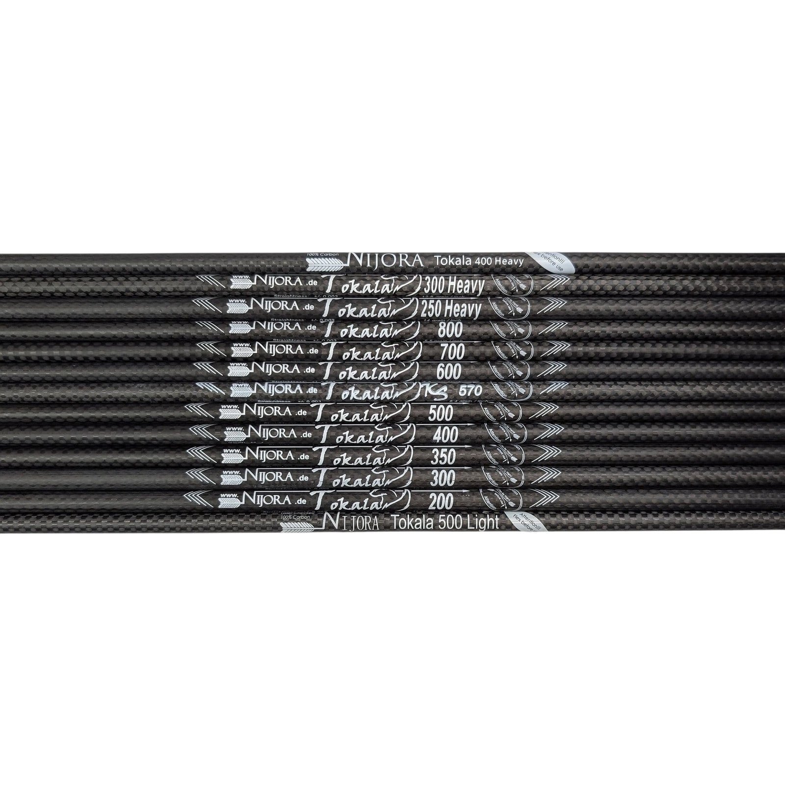 NIJORA_Tokala_Premium_Carbonschaft_3K_Kreuzgewickelt_Pfeilschaft_Bogenschiessen_3D_Fita_Traditionell_Spine_200_bis_800_Standard_Durchmesser_ID245_1_2000_LEVOPT_V1 Tokala Premium 200-800 Spine – Bild 1