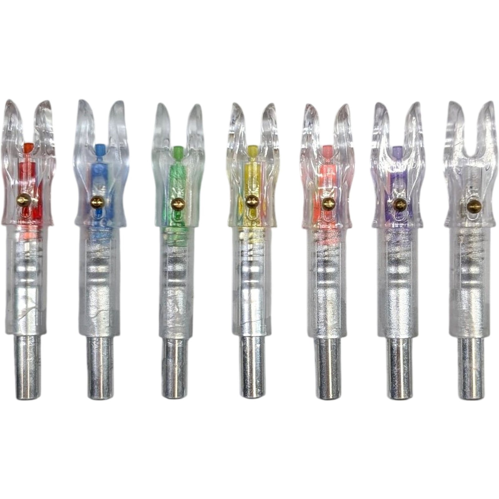 Nijora_Leuchtnocke_LED_Pfeilnocke_ID42_ID52_ID62_Mikroschalter_Bogensport_Zubehoer_Pfeilverfolgung_Automatisch_Blau_Rot_Gruen_Gelb_Violett_Farbwechsel_2_2000_LEVOPT_V1 NIJORA Leuchtnocke 6.2 3er Set – Bild 1